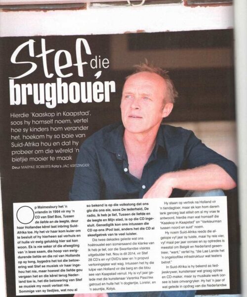 Interview met ZA magazine Vrouekeur